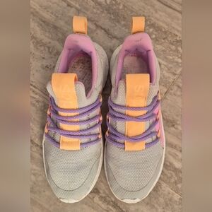 adidas Kids' Gray and Peach Sneakers